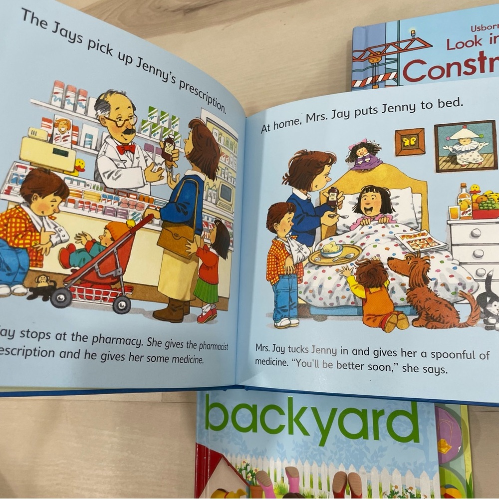 EUC Usborne Set of 3 Books. Board Books. Children's Books. - Picture 10 of 10